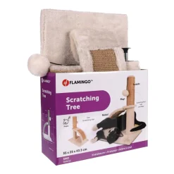 Flamingo Raapimatolpat|Raapimapesät Ja -Laudat*Scratching tree Tessa Cream & Natural