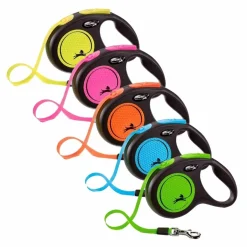 Flexi Koiran Hihnat Ja Flexit*New Neon tape S 5 m