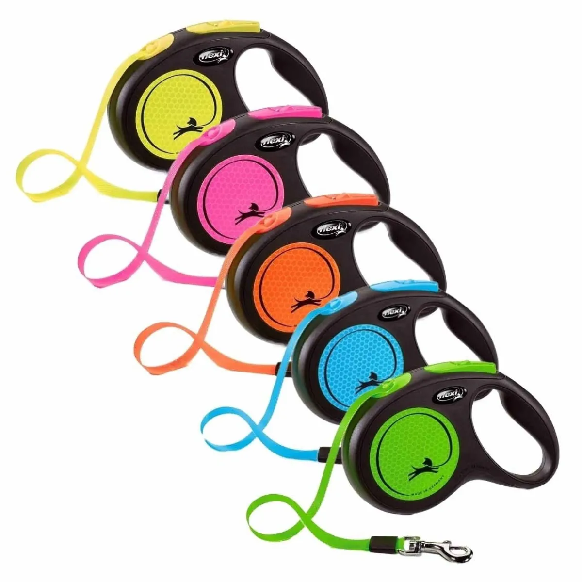 Flexi Koiran Hihnat Ja Flexit*New Neon tape S 5 m