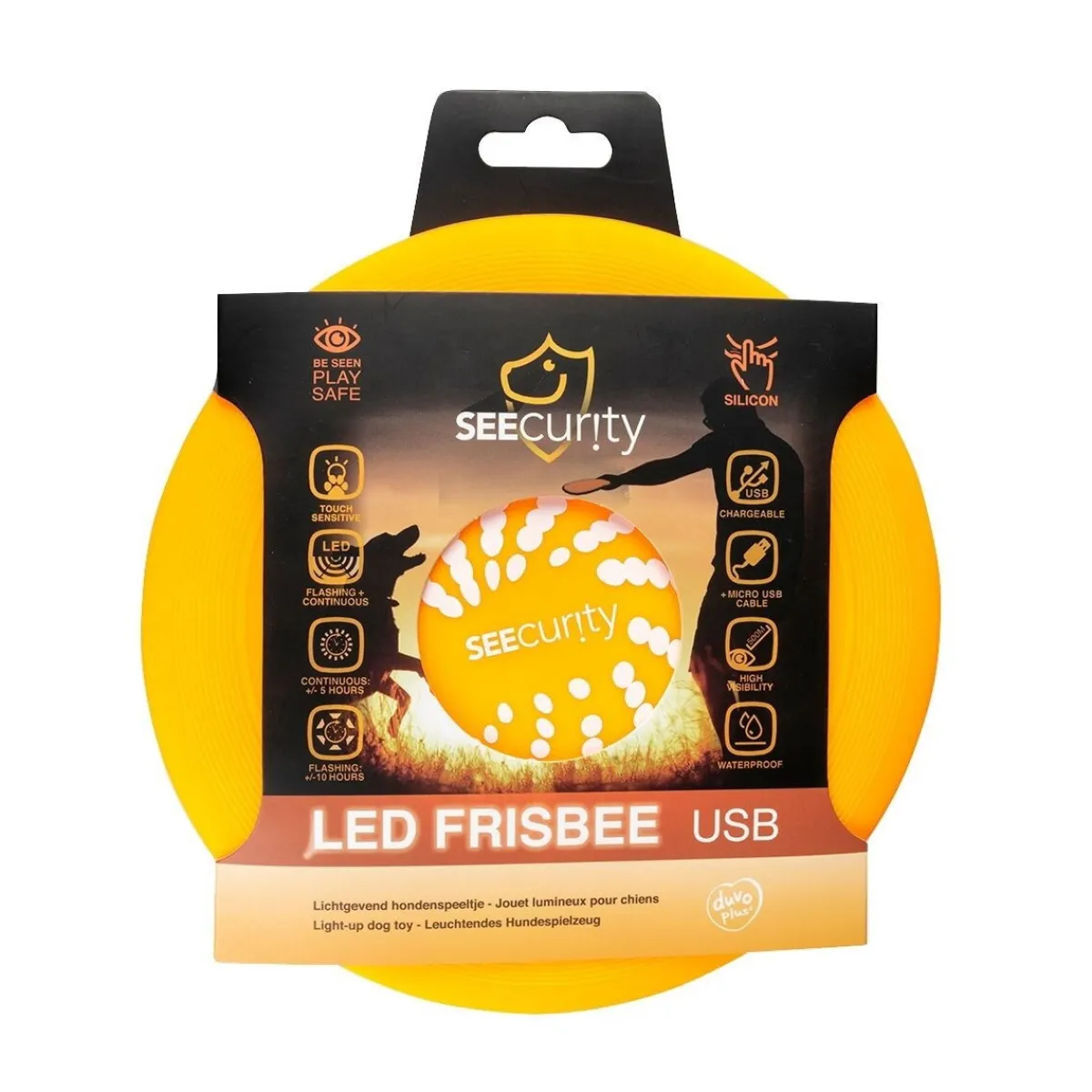 Duvoplus Koiran Pallot Ja Heittolelut*Frisbee LED-valolla Duvo+