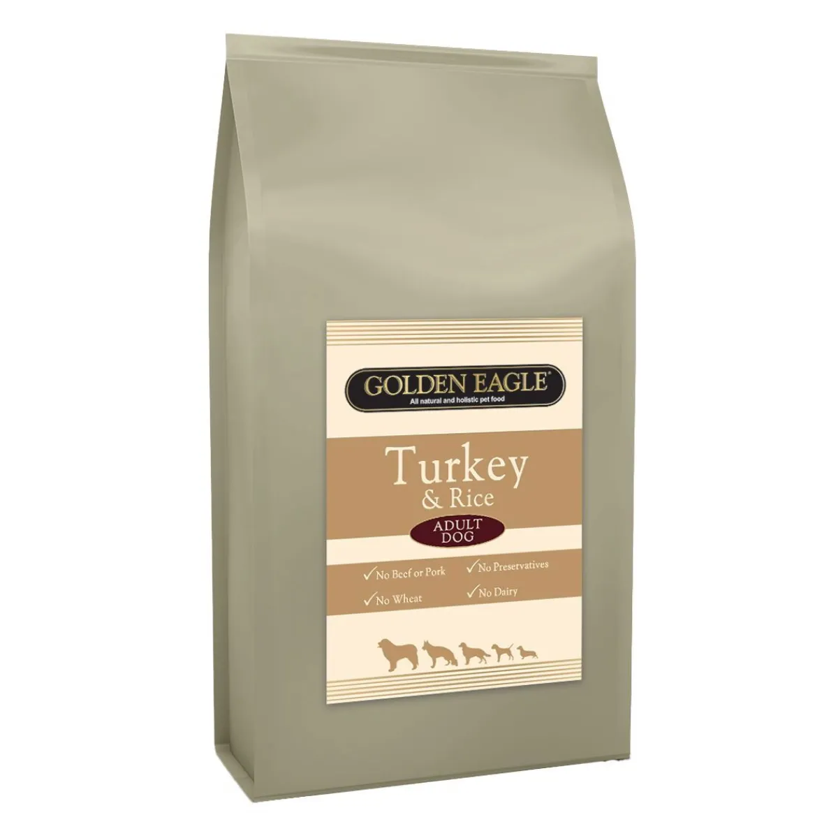 Golden Eagle Koiran Kuivaruoka*Naturally Turkey & Rice