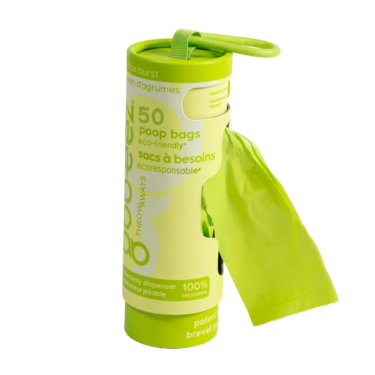 Goo-eez Koirankakan Kerääminen|Uutuudet Koirille*-koiran kakkapussit, citrus burst 50 kpl