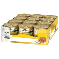 Gourmet Kissan Märkäruoka|Tarjoukset Kissoille*Gold Kana Patee 24x 85g
