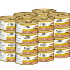 Gourmet Kissan Märkäruoka|Tarjoukset Kissoille*Gold Lohi & Kana 24x 85g