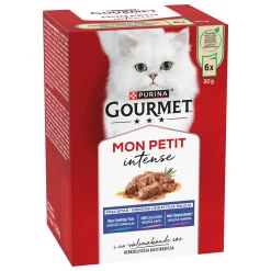 Gourmet Kissan Märkäruoka|Uutuudet Kissoille*Mon Petit Kalalajitelma 6 x 50 g