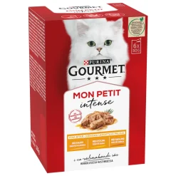 Gourmet Kissan Märkäruoka|Tarjoukset Kissoille*Mon Petit Siipikarjalajitelma 6x50g