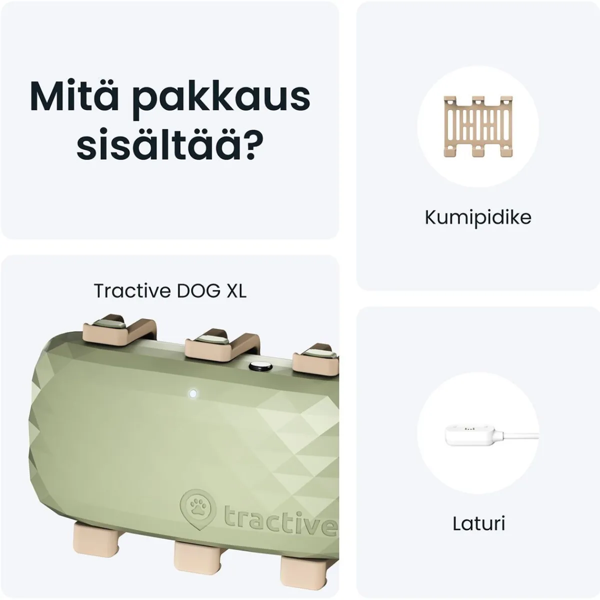 Tractive Retkeily Koiran Kanssa|Retkeily*GPS koiralle XL