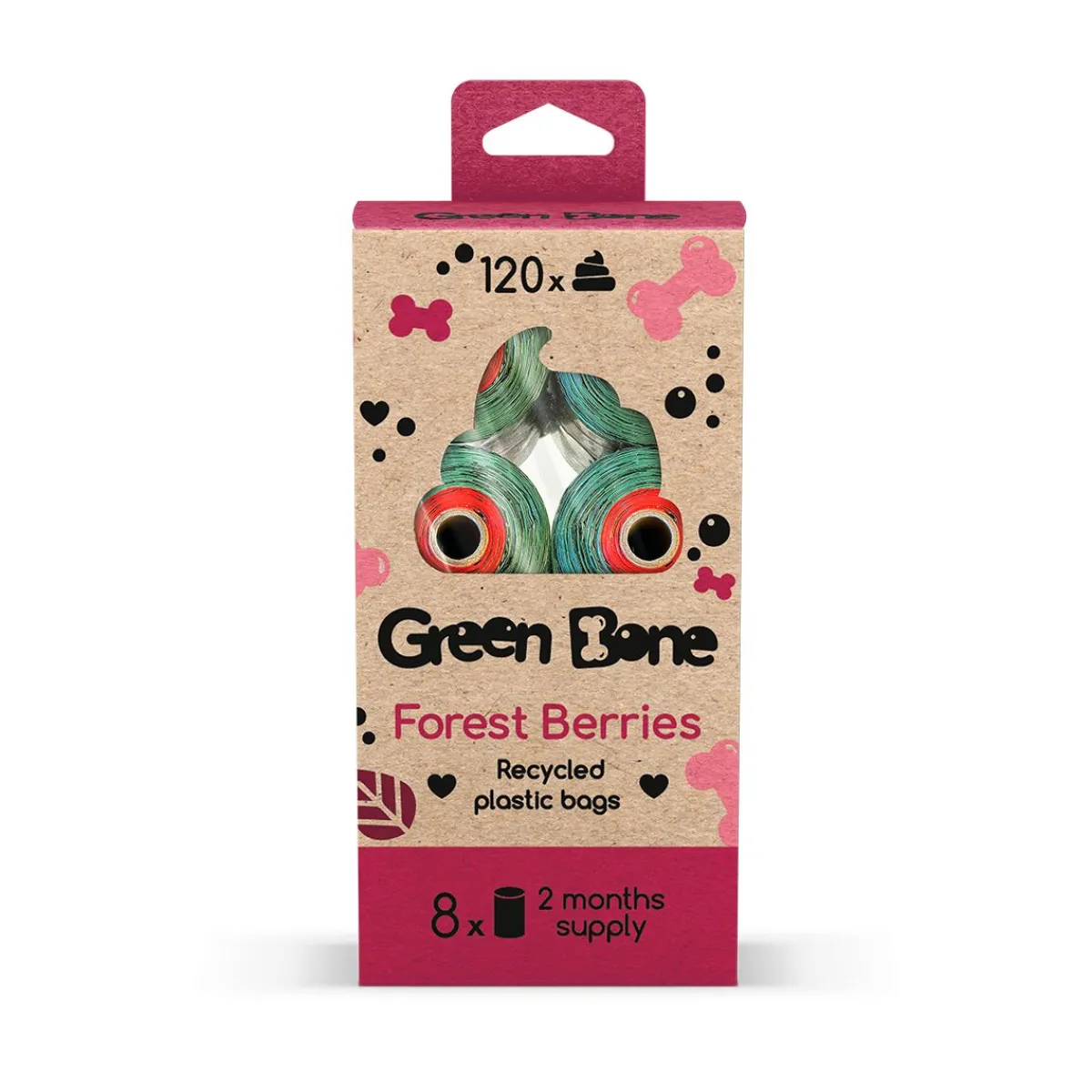 Green Bone Koirankakan Kerääminen|Uutuudet Koirille*poop bag Forest berries