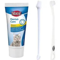 Trixie Kissan Hampaat|Tarjoukset Kissoille*Hampaidenhoitosetti kissoille,