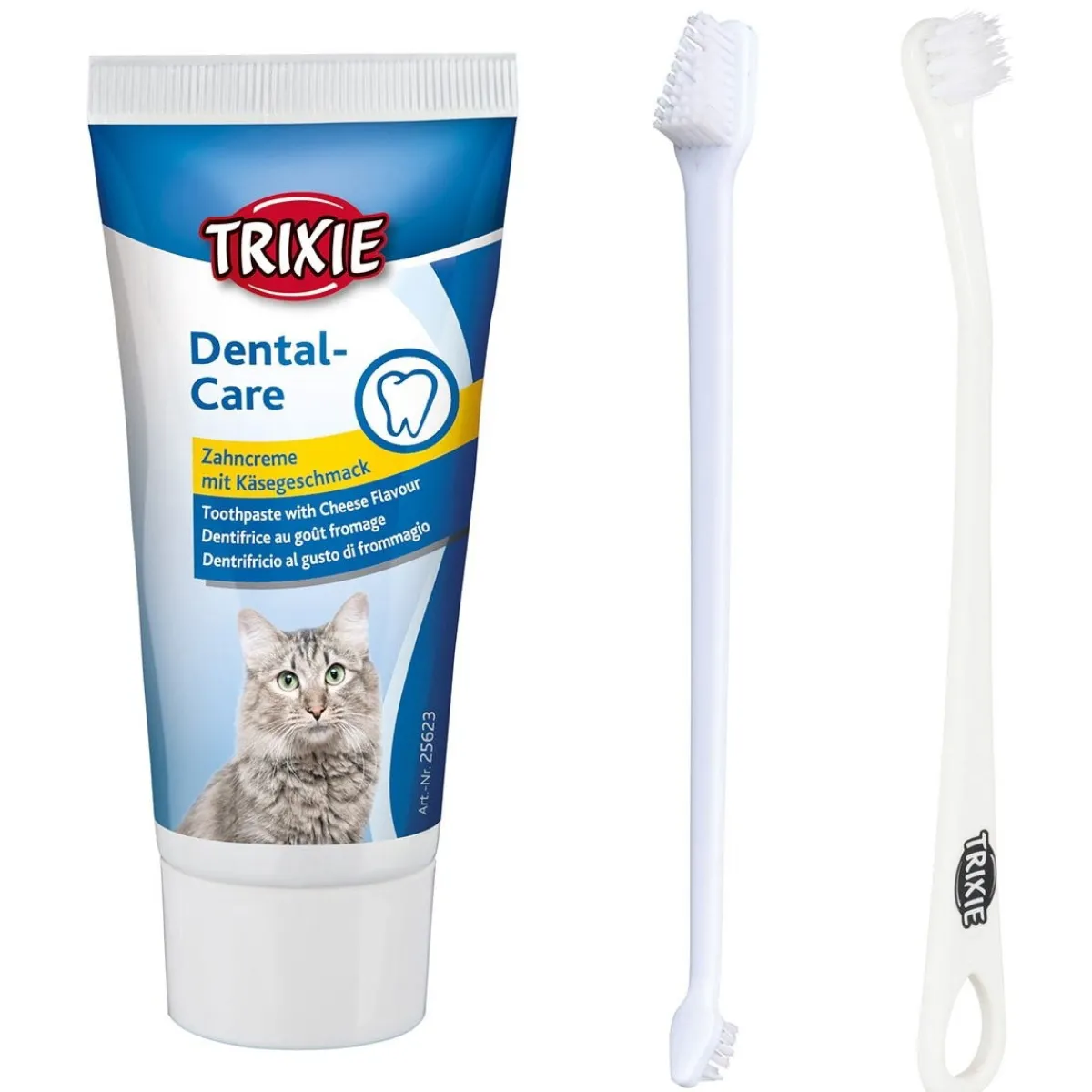 Trixie Kissan Hampaat|Tarjoukset Kissoille*Hampaidenhoitosetti kissoille,