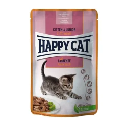 Happy Cat Kissan Märkäruoka*Kitten & Junior ankka 85 g