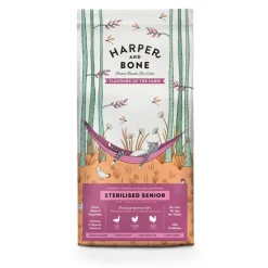 Harper and Bone Seniorikissan Ruoka|Kissan Kuivaruoka*Harper & Bone Cat Senior Sterilised Flavours Farm 5 kg