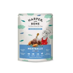 Harper and Bone Tarjoukset Koirille|Koiran Märkäruoka Ja Makkarat*Harper&Bone Dog Adult Meatballs Ocean Wonders 300 g