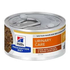 Hill's Prescription Diet Kissan Virtsatievaivat|Kissan Erikoisruoka*Hill's Diet Cat c/d Stew Chicken&Vegetables 82g