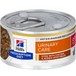 Hill's Prescription Diet Kissan Virtsatievaivat|Kissan Erikoisruoka*Hill's Diet Cat c/d Urinary Stress Stew Chicken&Vegetables 82g