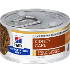 Hill's Prescription Diet Kissan Erikoisruoka|Kissan Munuaisten Vajaatoiminta*Hill's Diet Cat K/D Stew Chicken&Vegetables 82g