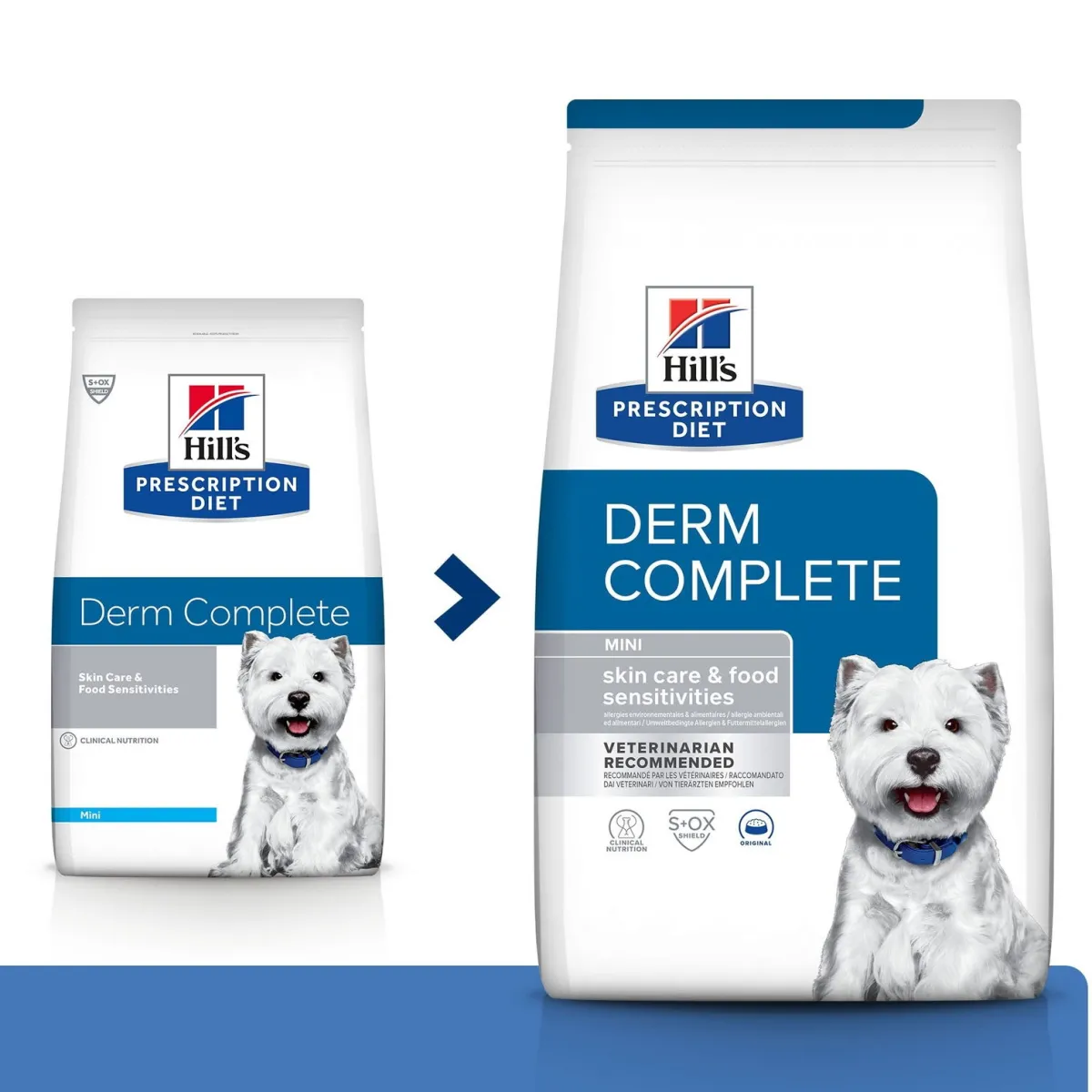 Hill's Prescription Diet Koiran Ihosairaudet|Koiran Allergiat*Hill's Diet Dog Derm Complete Mini