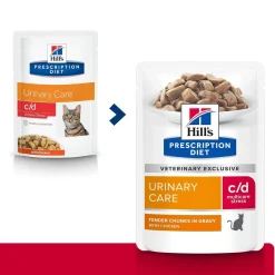 Hill's Prescription Diet Kissan Virtsatievaivat|Kissan Erikoisruoka*Hill's Feline c/d Urinary Stress wet 12 x 85 g