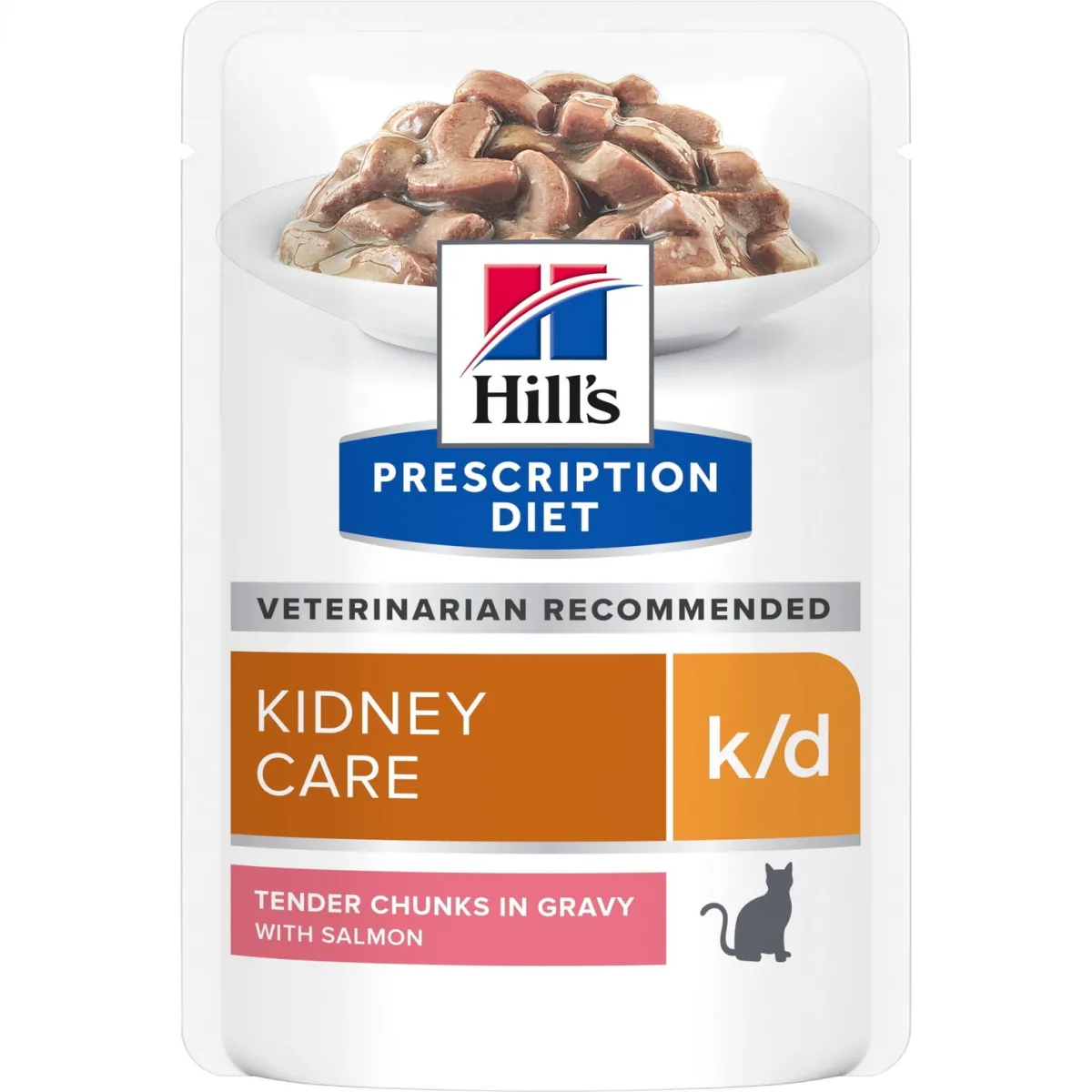 Hill's Prescription Diet Kissan Erikoisruoka|Kissan Munuaisten Vajaatoiminta*Hill's Feline k/d Salmon wet 12 x 85 g