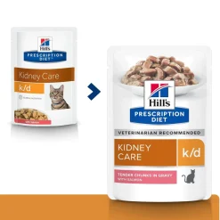 Hill's Prescription Diet Kissan Erikoisruoka|Kissan Munuaisten Vajaatoiminta*Hill's Feline k/d Salmon wet 12 x 85 g