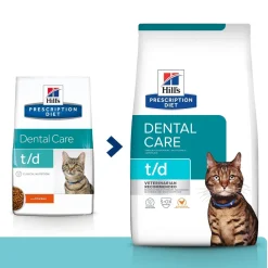 Hill's Prescription Diet Kissan Hammaskivi|Kissan Erikoisruoka*Hill's Feline t/d Dental Care 1,5 kg