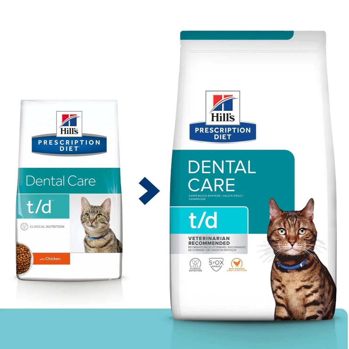 Hill's Prescription Diet Kissan Hammaskivi|Kissan Erikoisruoka*Hill's Feline t/d Dental Care 1,5 kg