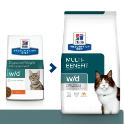 Hill's Prescription Diet Kissan Suolistosairaudet|Kissan Erikoisruoka*Hill´s Feline w/d Chicken
