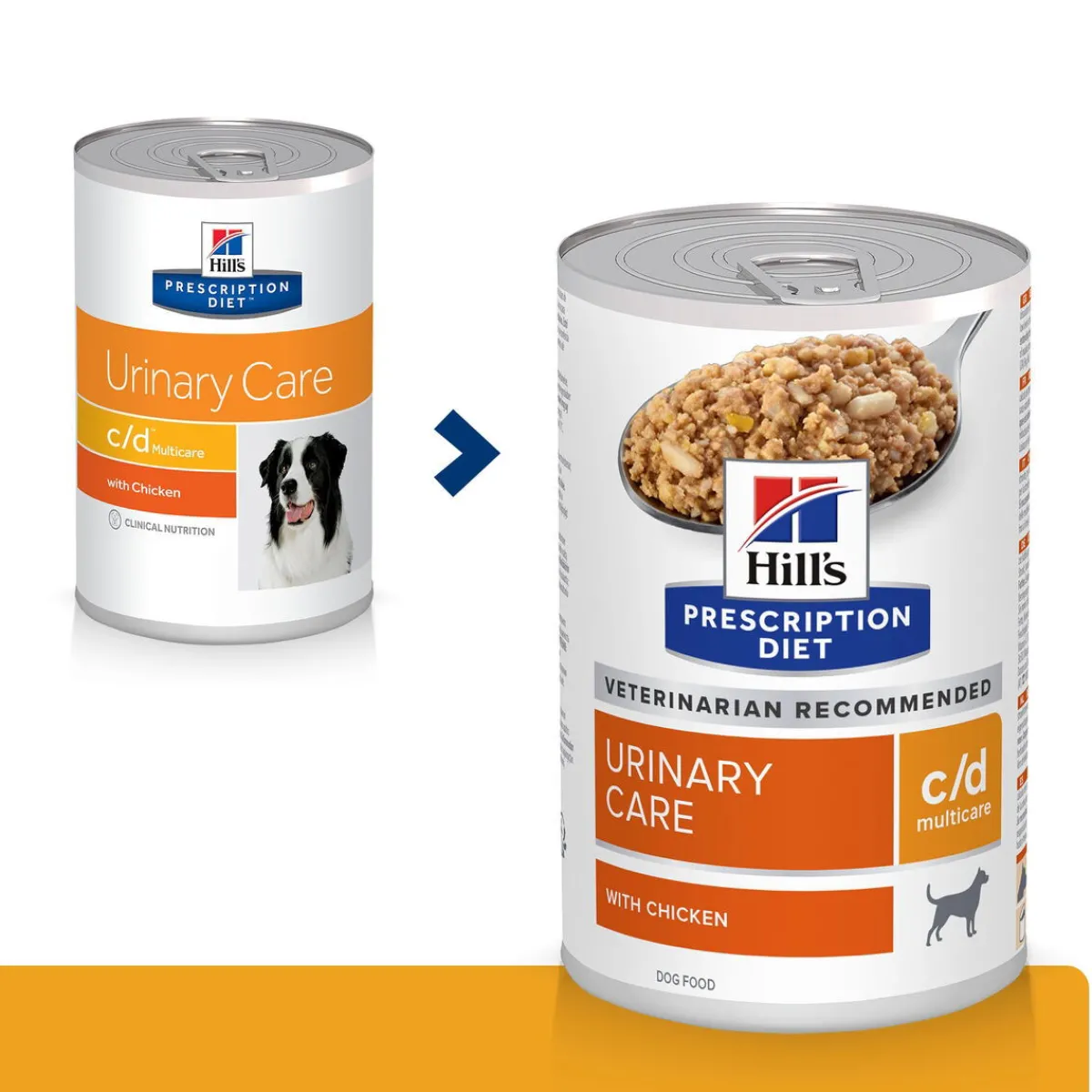 Hill's Prescription Diet Koiran Virtsatievaivat|Koiran Eläinlääkäriruoka*Canine c/d Multicare Chicken 370 g