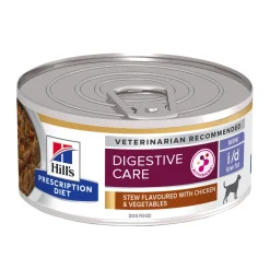 Hill's Prescription Diet Koiran Eläinlääkäriruoka|Koiran Suolistosairaudet*Canine i/d Low fat Stew Chicken & Vegetables 156 g
