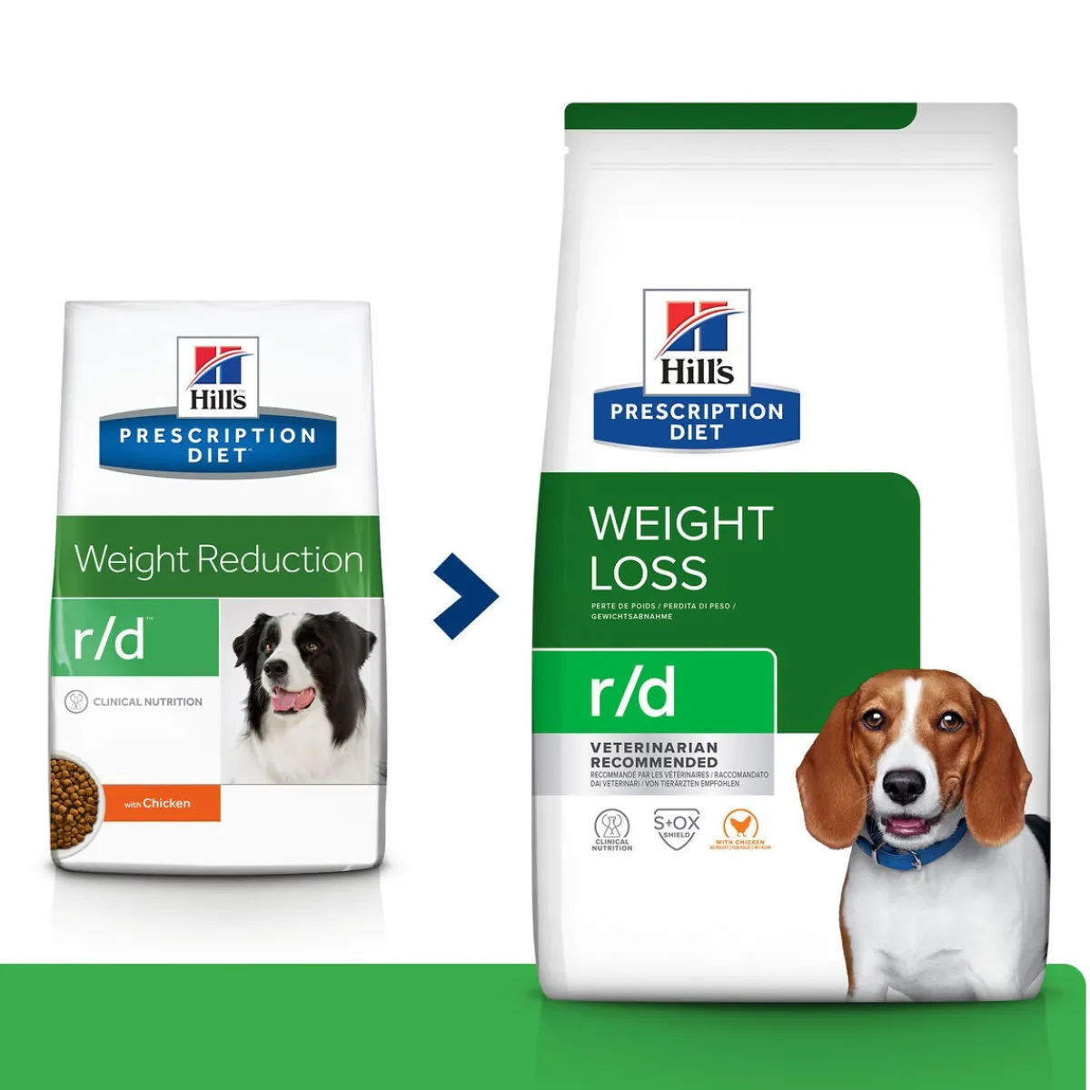 Hill's Prescription Diet Koiran Eläinlääkäriruoka|Koiran Ylipaino*Canine r/d Weight Loss 350 g