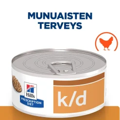 Hill's Prescription Diet Kissan Erikoisruoka|Kissan Munuaisten Vajaatoiminta*Feline k/d Chicken 156 g