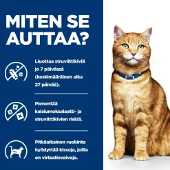 Hill's Prescription Diet Kissan Virtsatievaivat|Kissan Erikoisruoka*Feline c/d Multicare Minced Chicken 156 g