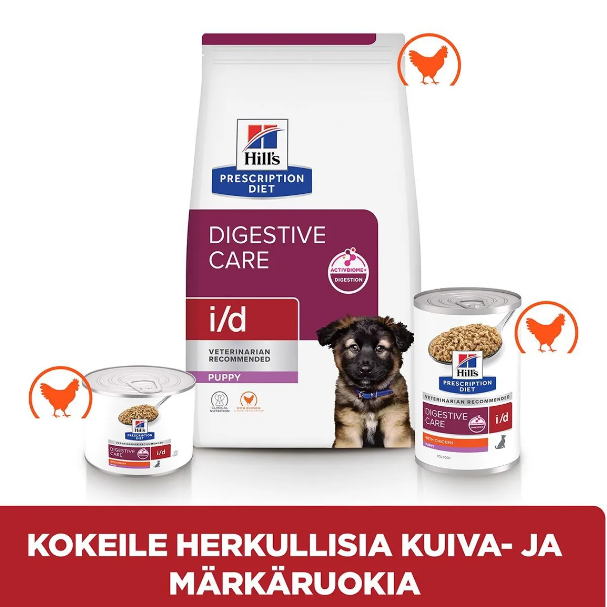 Hill's Prescription Diet Koiran Eläinlääkäriruoka|Koiran Suolistosairaudet*Puppy i/d