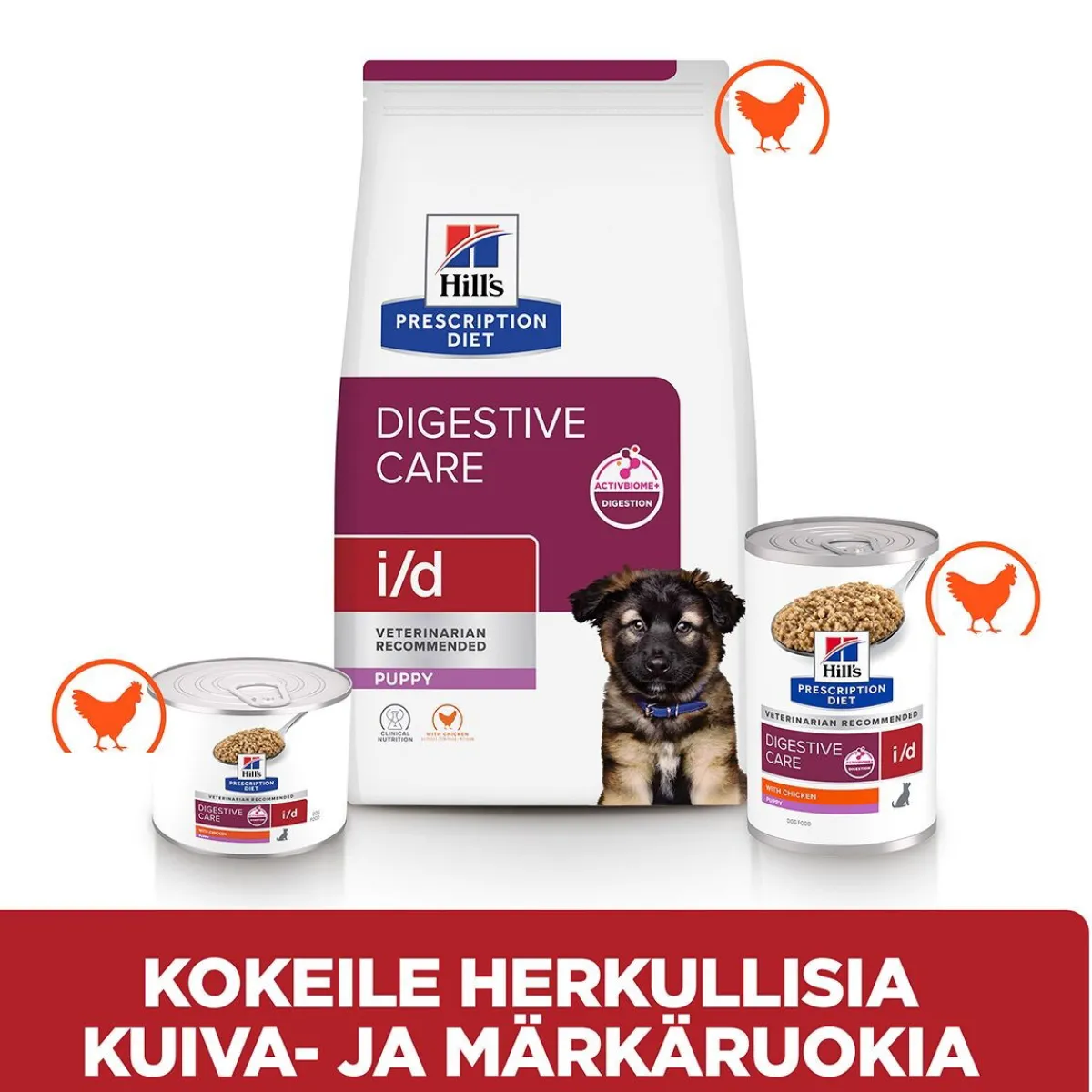 Hill's Prescription Diet Koiran Eläinlääkäriruoka|Koiran Suolistosairaudet*Puppy i/d wet
