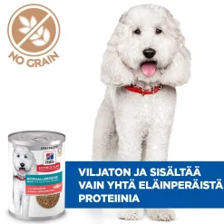 Hill's Koiranruoat Erityistapeisiin|Koiran Märkäruoka Ja Makkarat*Science Plan Dog Hypoallergenic Salmon 363 g