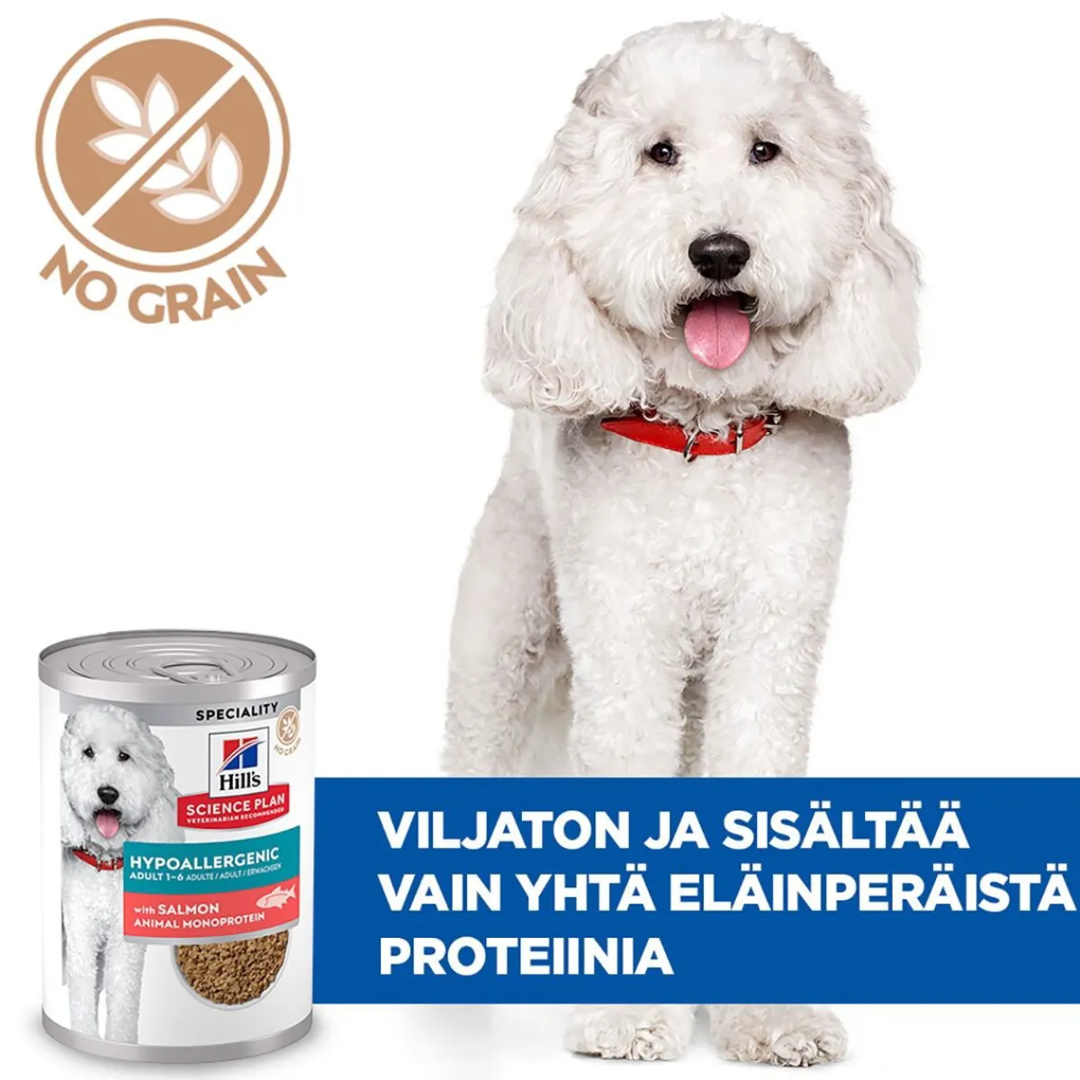 Hill's Koiranruoat Erityistapeisiin|Koiran Märkäruoka Ja Makkarat*Science Plan Dog Hypoallergenic Salmon 363 g