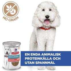 Hill's Koiranruoat Erityistapeisiin|Koiran Märkäruoka Ja Makkarat*Science Plan Dog Hypoallergenic Salmon 363 g