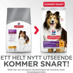 Hill's Koiranruoat Erityistapeisiin|Koiran Kuivaruoka* Science Plan Sensitive Stomach & Skin Medium Chicken 2 x 14kg