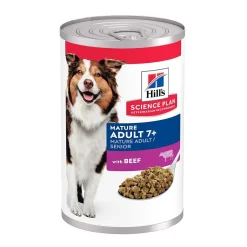 Hill's Koiran Märkäruoka Ja Makkarat|Senioriruoka*SP Canine Mature Beef 370 g