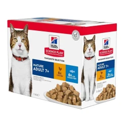 Hill's Seniorikissan Ruoka|Kissan Märkäruoka*SP Feline Mature Adult 7+ 12x85g