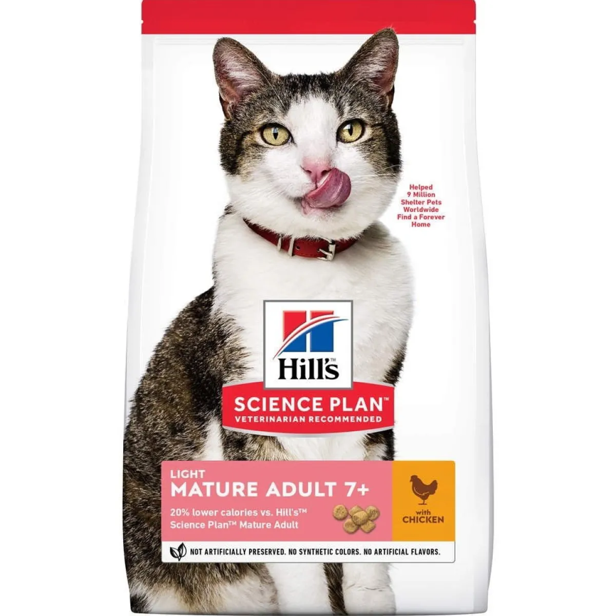 Hill's Seniorikissan Ruoka|Kissan Kuivaruoka*SP Feline Mature 7+ Light