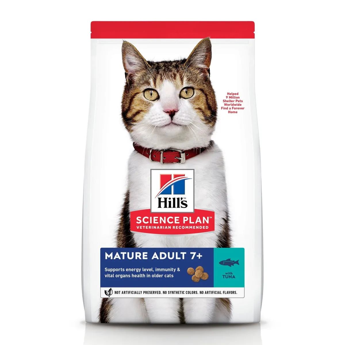 Hill's Seniorikissan Ruoka|Kissan Kuivaruoka*SP Feline Mature 7+ Tuna 1,5 kg