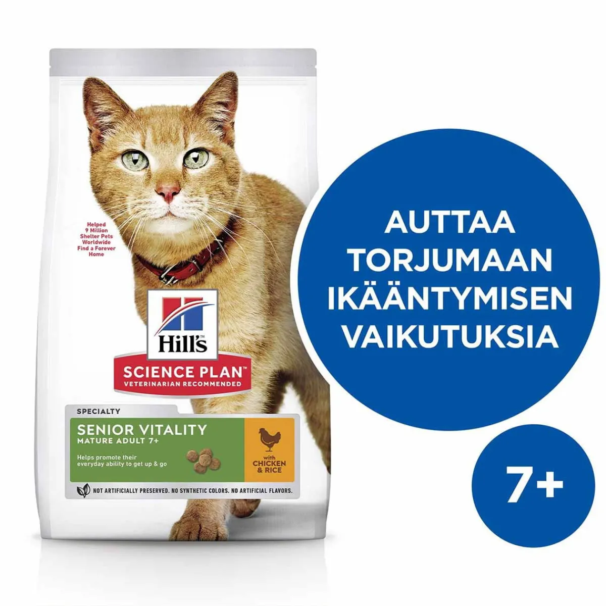 Hill's Seniorikissan Ruoka|Kissan Kuivaruoka*SP Feline Youthful Vitality