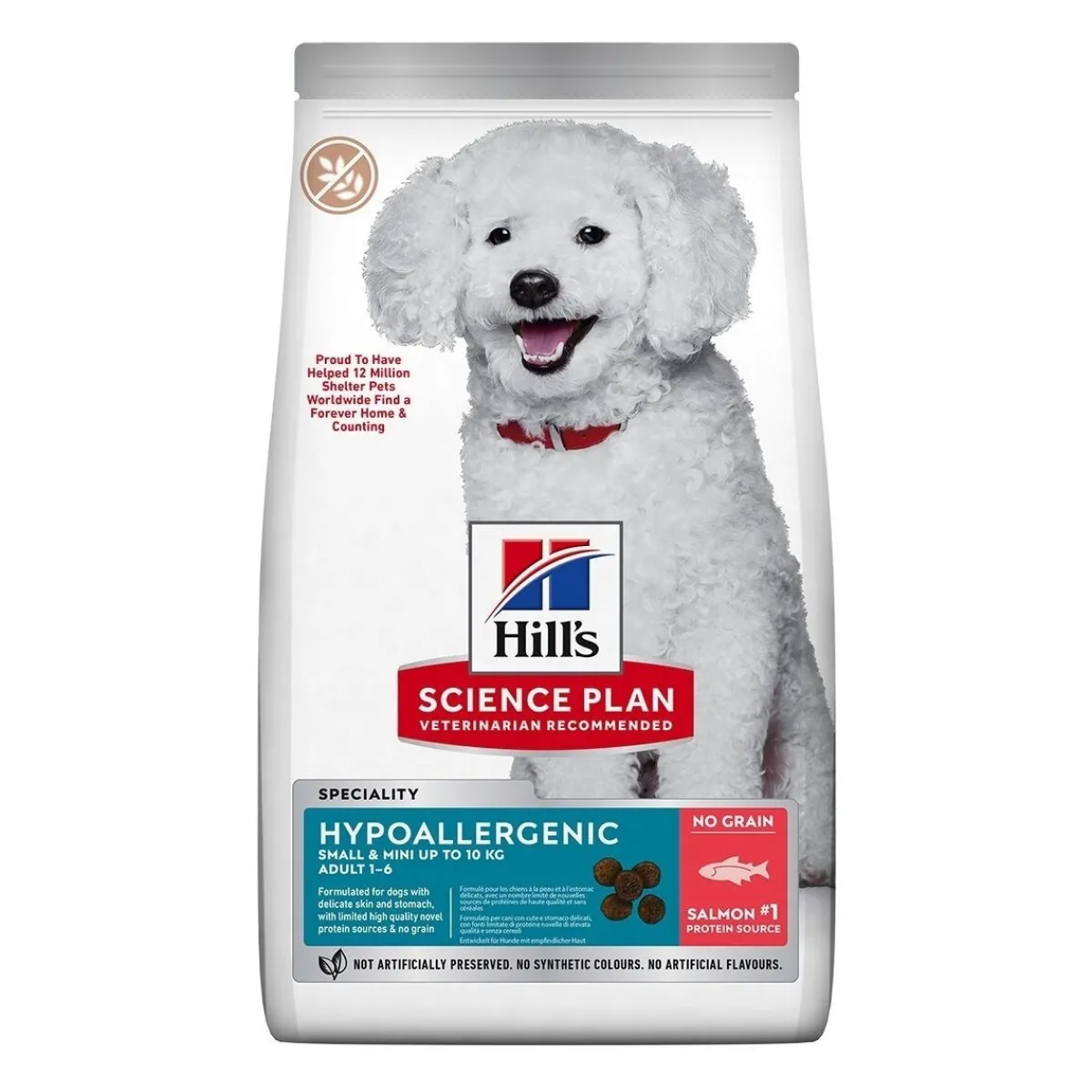 Hill's Koiranruoat Erityistapeisiin|Koiran Kuivaruoka*SP Hypoallergenic S/M Salmon