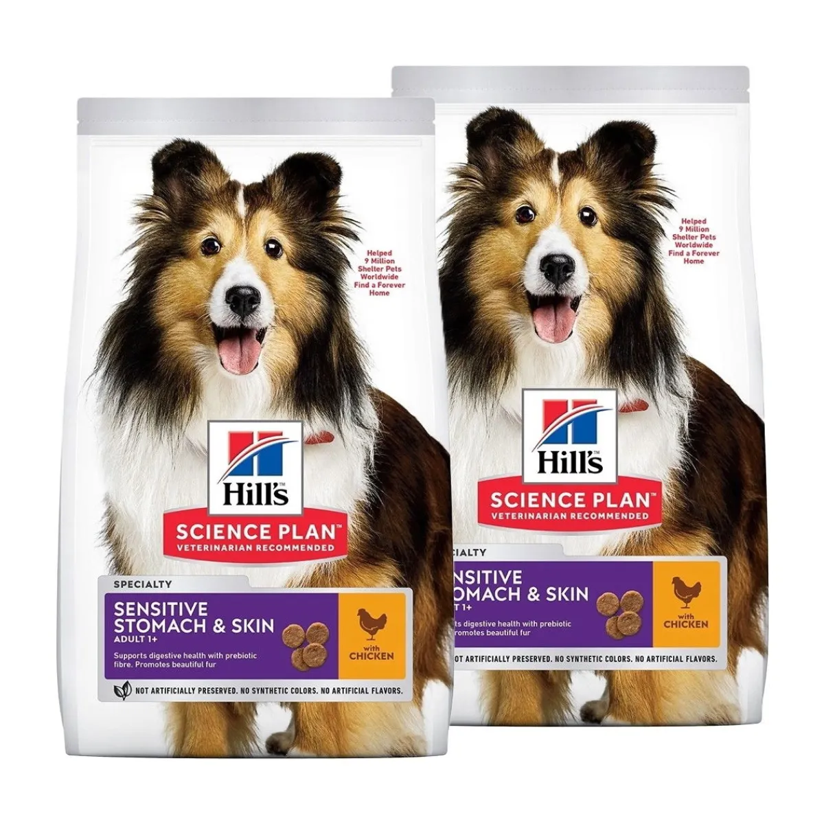 Hill's Tarjoukset Koirille|Koiranruoat Erityistapeisiin*SP Sensitive Stomach & Skin Medium Chicken