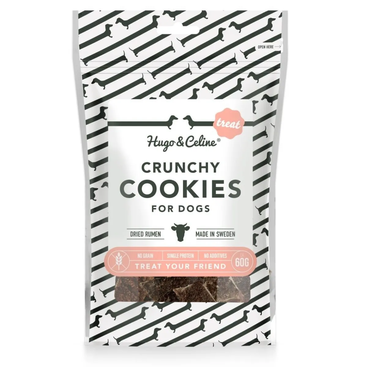 Hugo&Celine Täyslihaherkut|Pikkuherkut Ja Treeninamit*Crunchy Cookies naudanmahakeksi