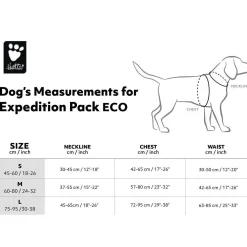 Hurtta Koiran Valjaat|Koiran Reput*Expedition Pack ECO -valjaat repulla, harmaa