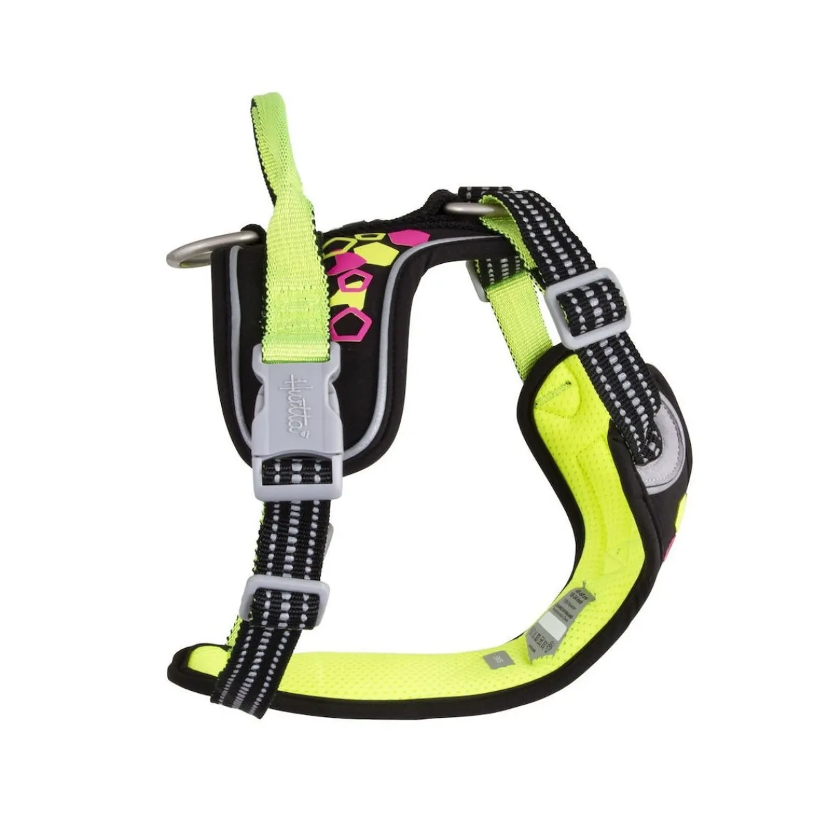 Hurtta Koiran Valjaat*Weekend Warrior Neon-valjaat, lakritsi