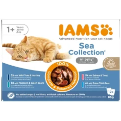 Iams Kissan Märkäruoka*Advanced Nutrition Jelly Kalalajitelma 12 x 85 g