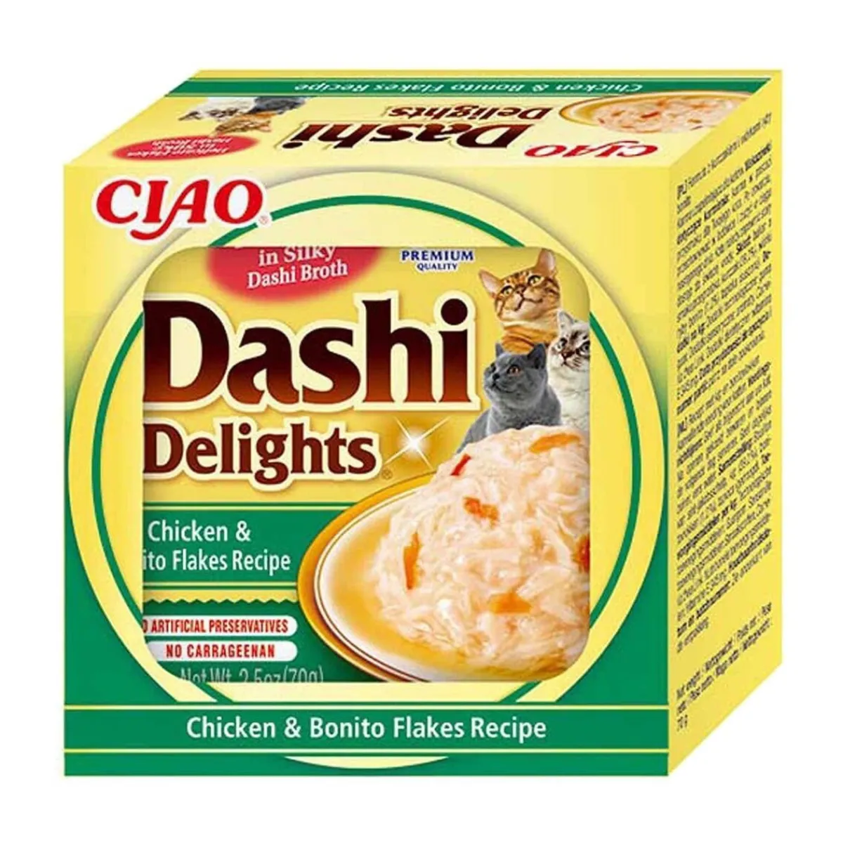 Inaba Kissan Märkäruoka*Dashi Delights Cat kana-bonito 70 g